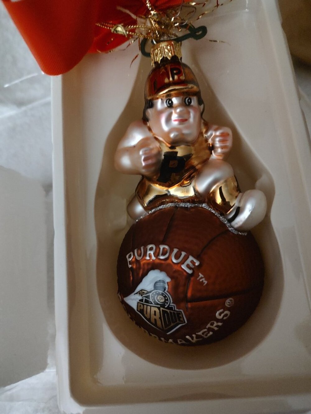 PURDUE CHRISTMAS ORNAMENTS VINTAGE New in Box